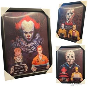 📦 New Horror Penny Wise Framed 3D Lenticular Poster / Picture